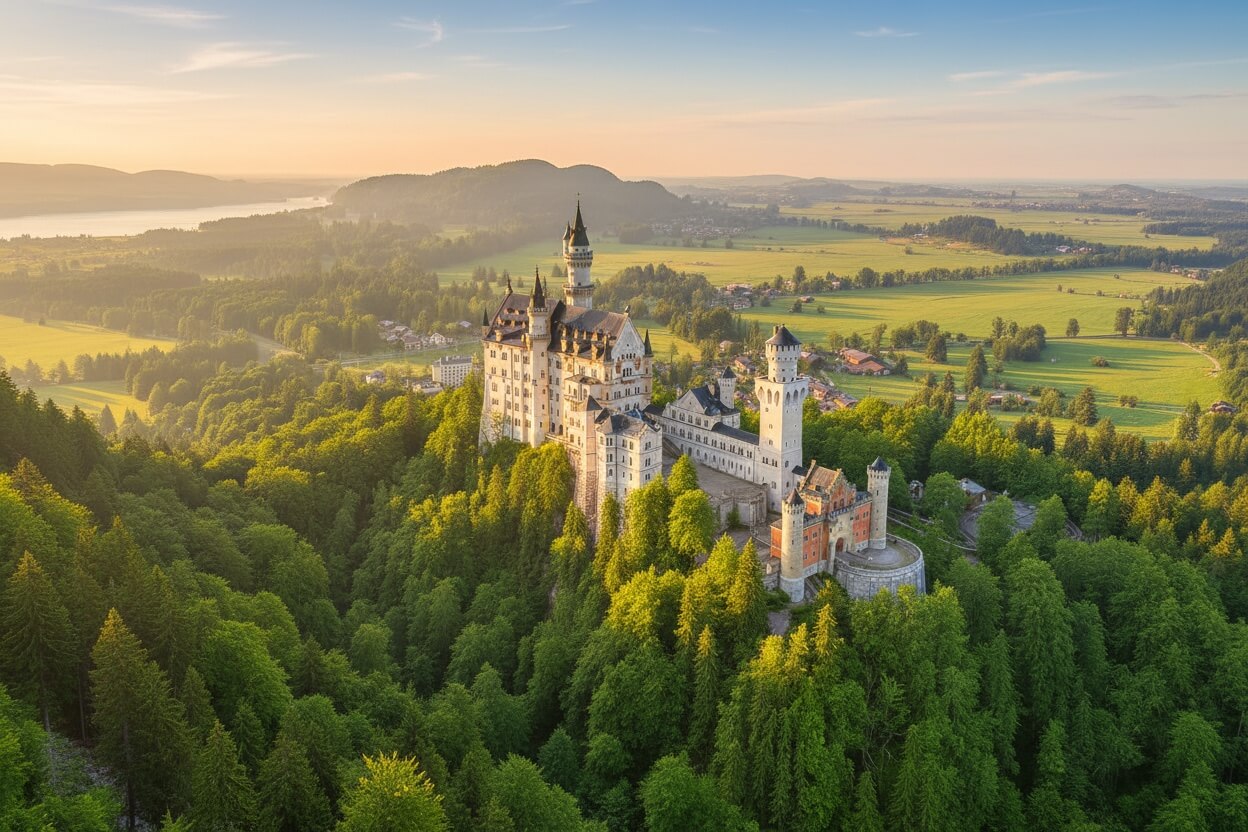 Zamek Neuschwanstein &mdash; historia budowy