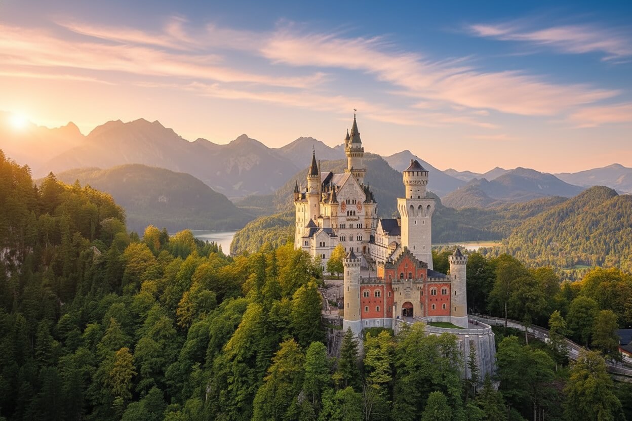 Zamek Neuschwanstein i Alpy Bawarskie